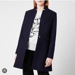 Ted Baker Women’s Bianza Coat Navy